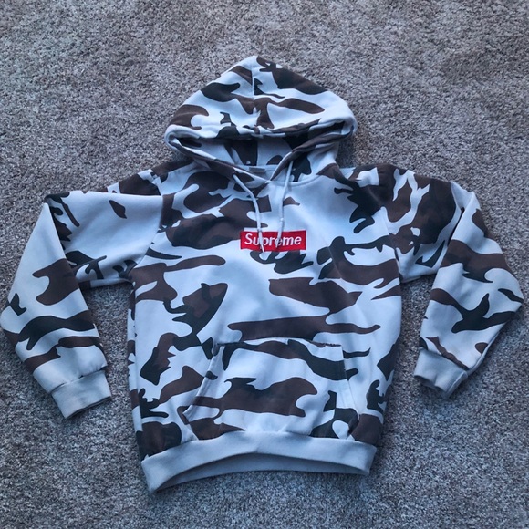 Snow Camo Supreme Hoodie - Picture 1 of 6
